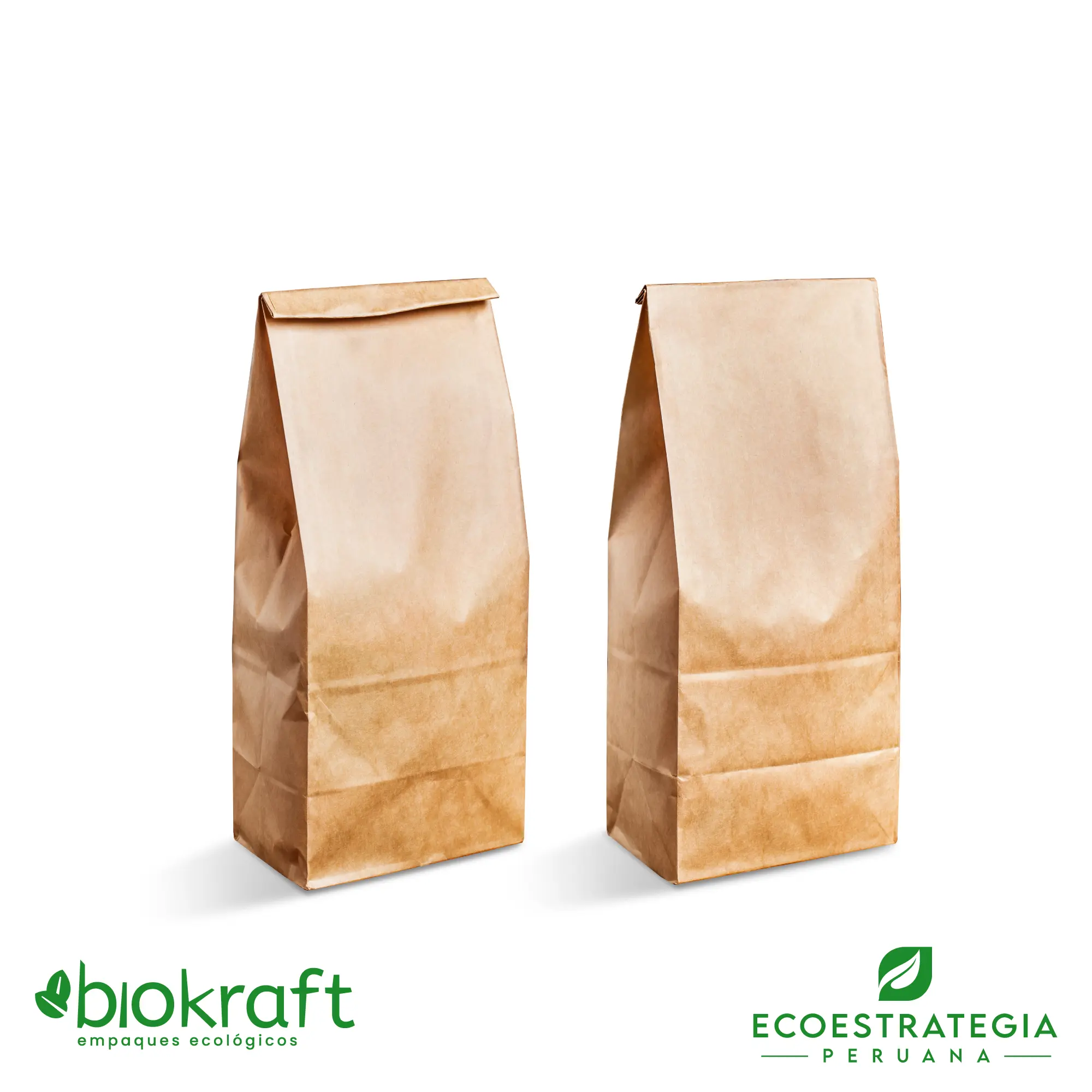 Esta bolsa de papel Kraft tiene un grosor de 60 gr y un peso de 17gr. Bolsas biodegradables y ecológicas reutilizables y personalizadas. Ideal para delivery